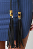 Nubuck Cord Tassel Belt