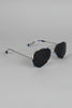 Multi-Tone Trim Aviator Sunglasses