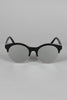 Semi-Rimless Round Lens Sunglasses