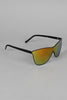 Sport Silhouette Wire Rimmed Sunglasses