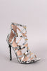 Shoe Republic LA Python Strappy Hardware Embellished Heel