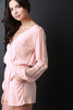 Surplice Bell Sleeves Romper