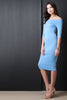 Bardot Quarter Sleeve Midi Dress