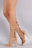 Privileged Suede Corset Lace-Up Stiletto Heel