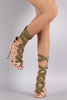 Liliana Strappy Lycra Lace-Up Stiletto Heel