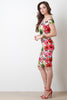 Sweetheart Bardot Floral Dress