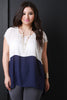 Tri-Color High Low Necklace Top