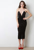 Strapless V-Shape Boning Dress