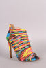 Liliana Strappy Peep Toe Caged Stiletto Heel