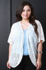 Semi-Sheer open Front Lace Mesh Cardigan
