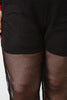 Semi-Sheer Fishnet Jogger Pants