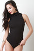 Mock Neck Strappy Bodysuit