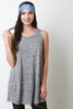 Casual Fine Marl Knit Sleeveless Top