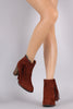 Qupid Side Fringe Tassel Booties