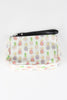Pastel Pineapple Zipper Wristlet