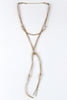 Vegan Suede Beaded Cord Necklace