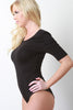 Jersey Knit Scooped Back Bodysuit