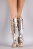 Strappy Buckled Open Toe Gladiator Heel