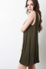 Sleeveless Strappy Back Shift Dress