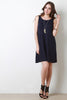 Sleeveless Strappy Back Shift Dress