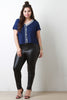Vegan Leather Metallic Leggings