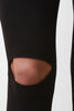 Lasercut Knee Slit Leggings