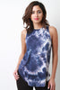 Sleeveless Round Neck Tie Dye Top