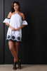 Willow Off The Shoulder Halter Dress