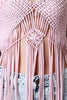 Macrame Long Fringe Tie Top