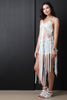 Macrame Long Fringe Tie Top