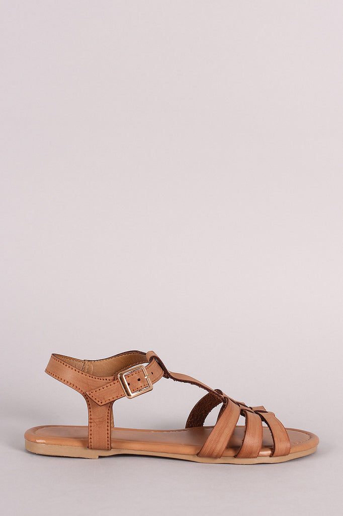 Woven Straps Flat Sandal