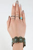 Turquoise Concho Bracelet and Ring Set