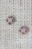 Square Cluster Stud Earrings