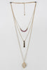 Multi Layered Boho Leaf Necklace