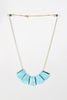 Statement Gemstone And Rod Necklace