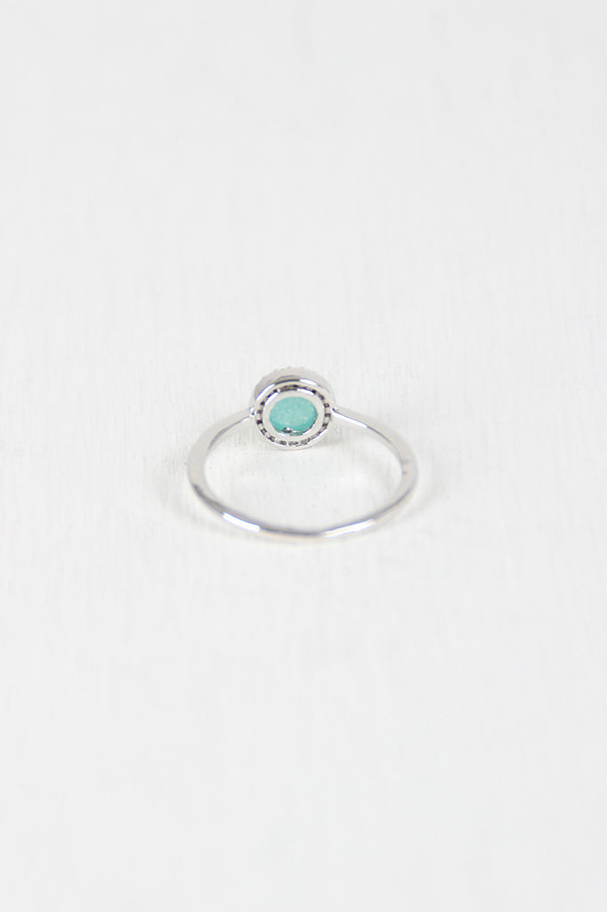 Rhinestone Circle Ring