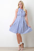 Striped Button Up Dress