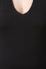 Keyhole Contrast Mesh Long Sleeve Bodycon Dress