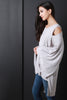 Jersey Knit Dolman Sleeves Cold Shoulder Top