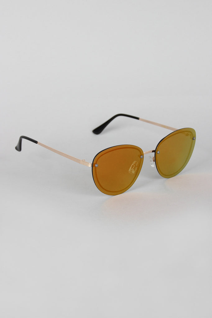 Back Rimmed Sport Sunglasses