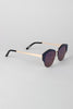 Geometric Semi-Rimless Sunglasses