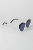 Geometric Semi-Rimless Sunglasses