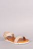 Bamboo Jelly Ankle Strap Footbed Sandal