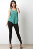 Trapeze Round Hem Sleeveless Top