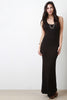 Solid Jersey Knit Maxi Dress