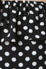 Polka Dot Print Off Shoulder Top