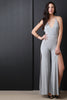 Wide Leg Open Back Jumpsuit