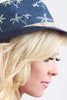 Palm Tree Straw Fedora Hat