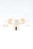 Banded Line Ring And Bracelet Set
