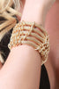 Linked Ring Tube Chain Bracelet